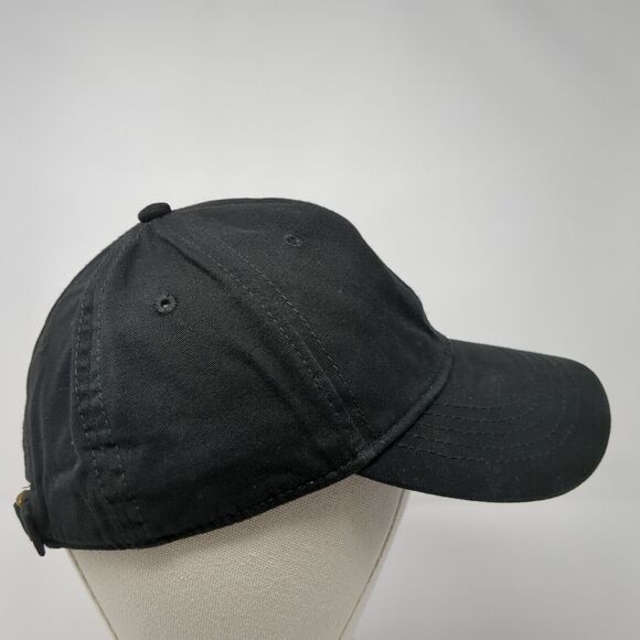 Unbranded Slideback Hat Black One Size Adjustable Blank Outdoor Solid - Picture 4 of 8